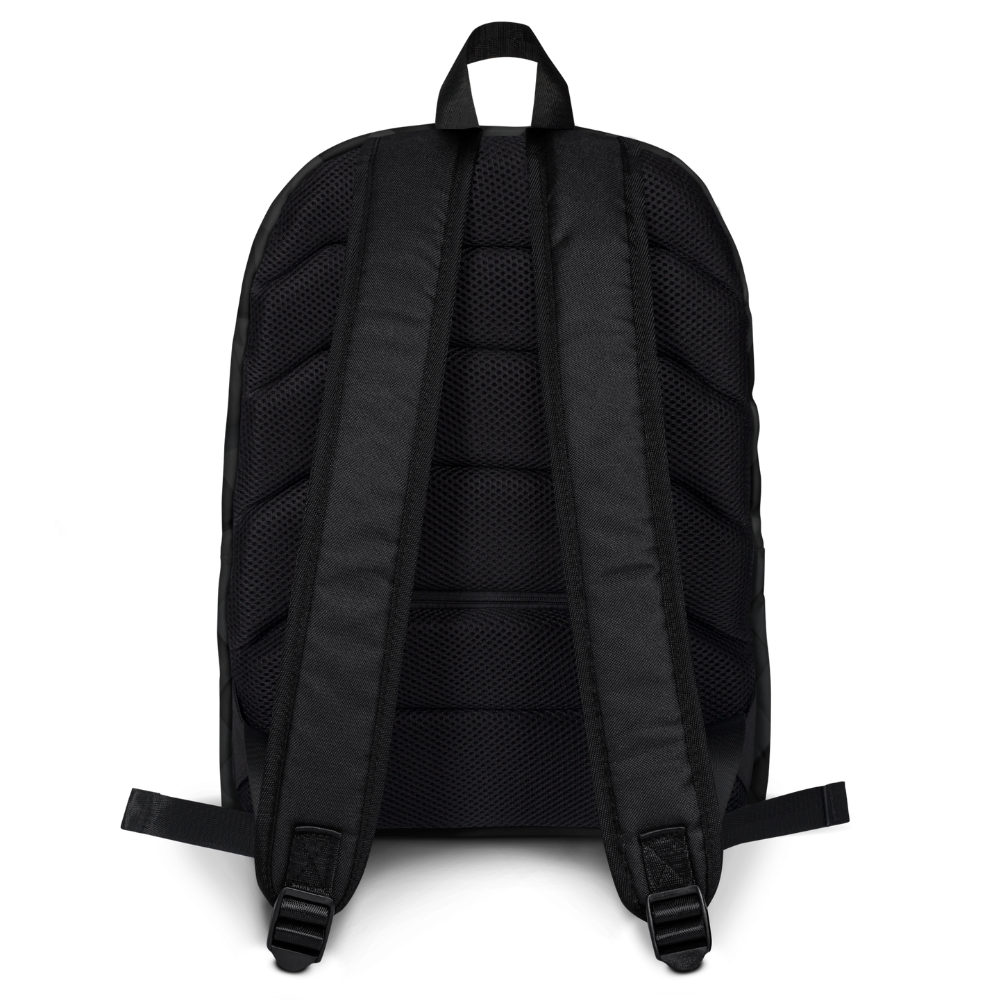Geometric Black Backpack