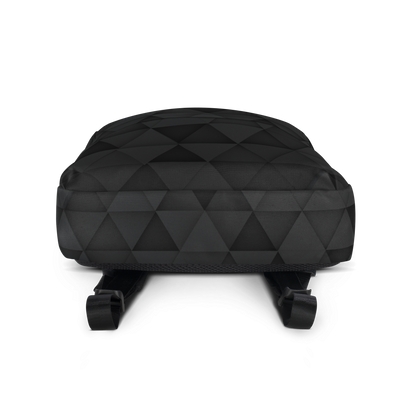 Geometric Black Backpack