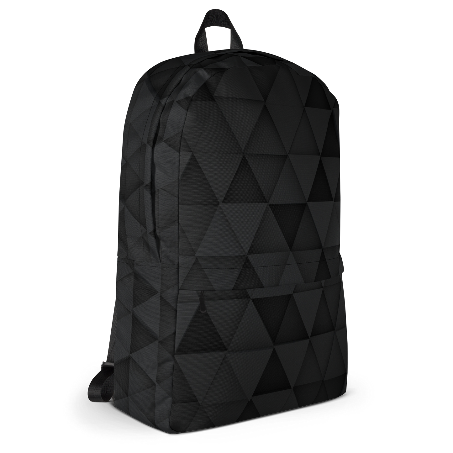 Geometric Black Backpack