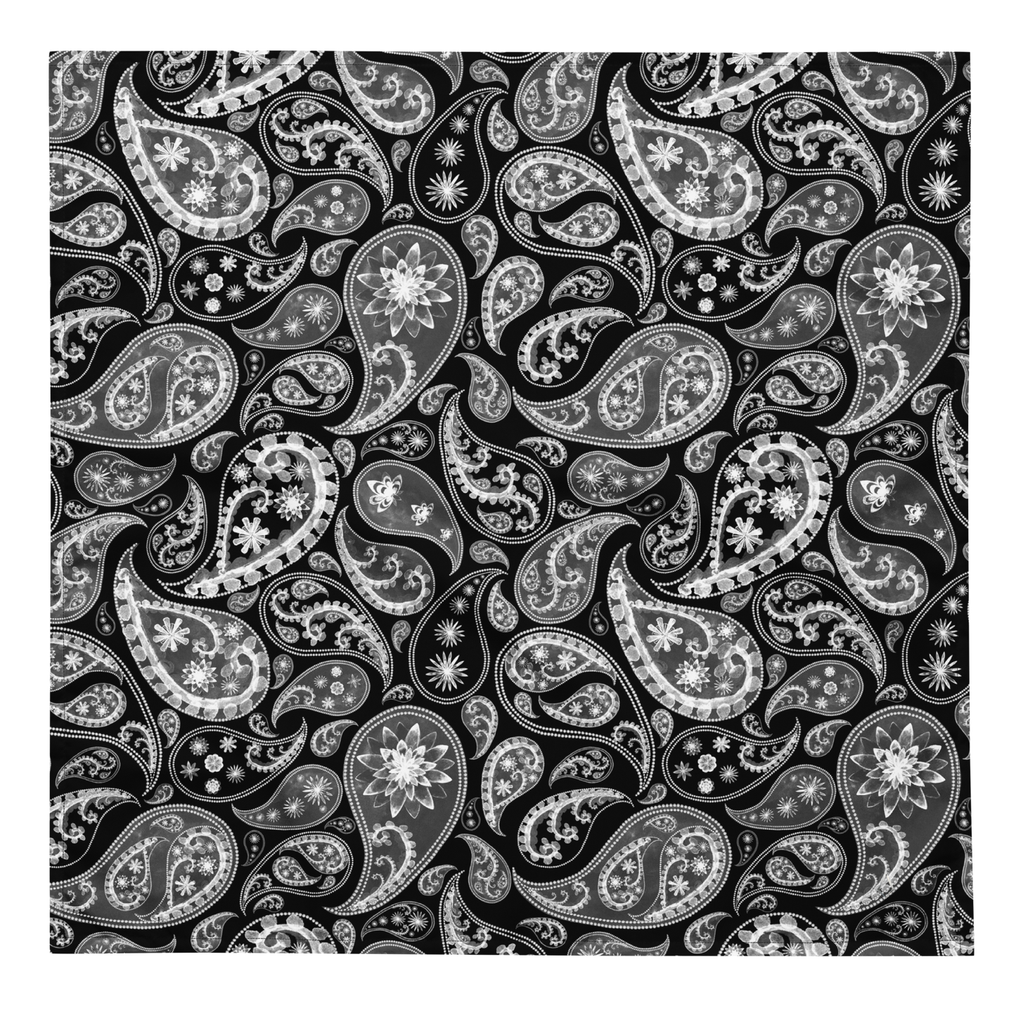 Black paisley bandana