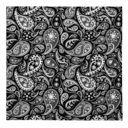 Black paisley bandana
