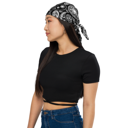 Black paisley bandana