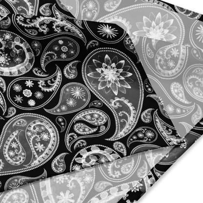 Black paisley bandana