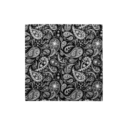 Black paisley bandana