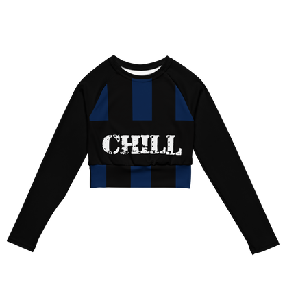 CHILL long-sleeve crop top