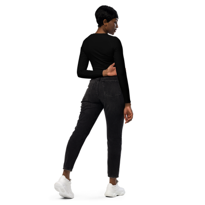 CHILL long-sleeve crop top
