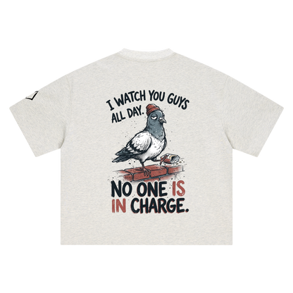 Pigeon Boss Boxy Oversized T-Shirt