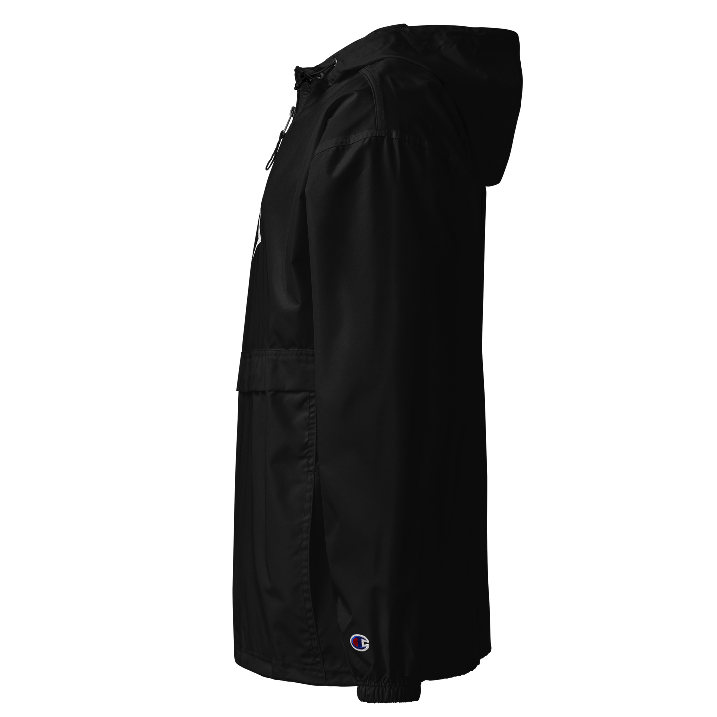 Obsidian chic Embroidered Champion Packable Jacket