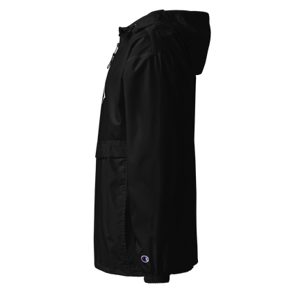 Obsidian chic Embroidered Champion Packable Jacket