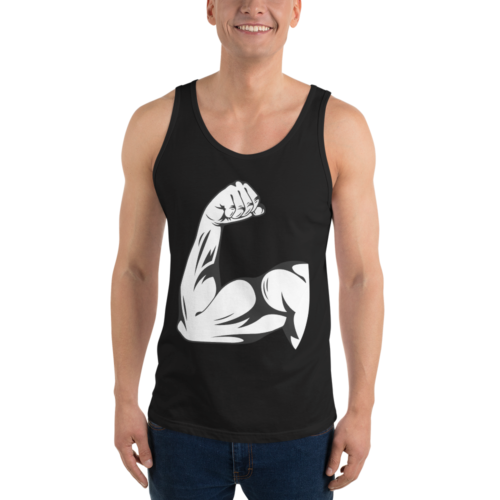 Bold Muscle Arm Graphic Tank Top