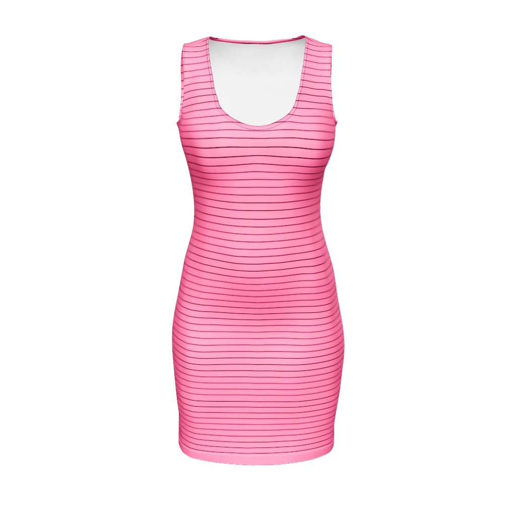Lined Pink Bodycon dress