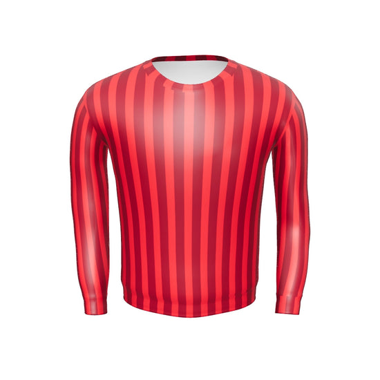 Red Stripes Sweatshirt