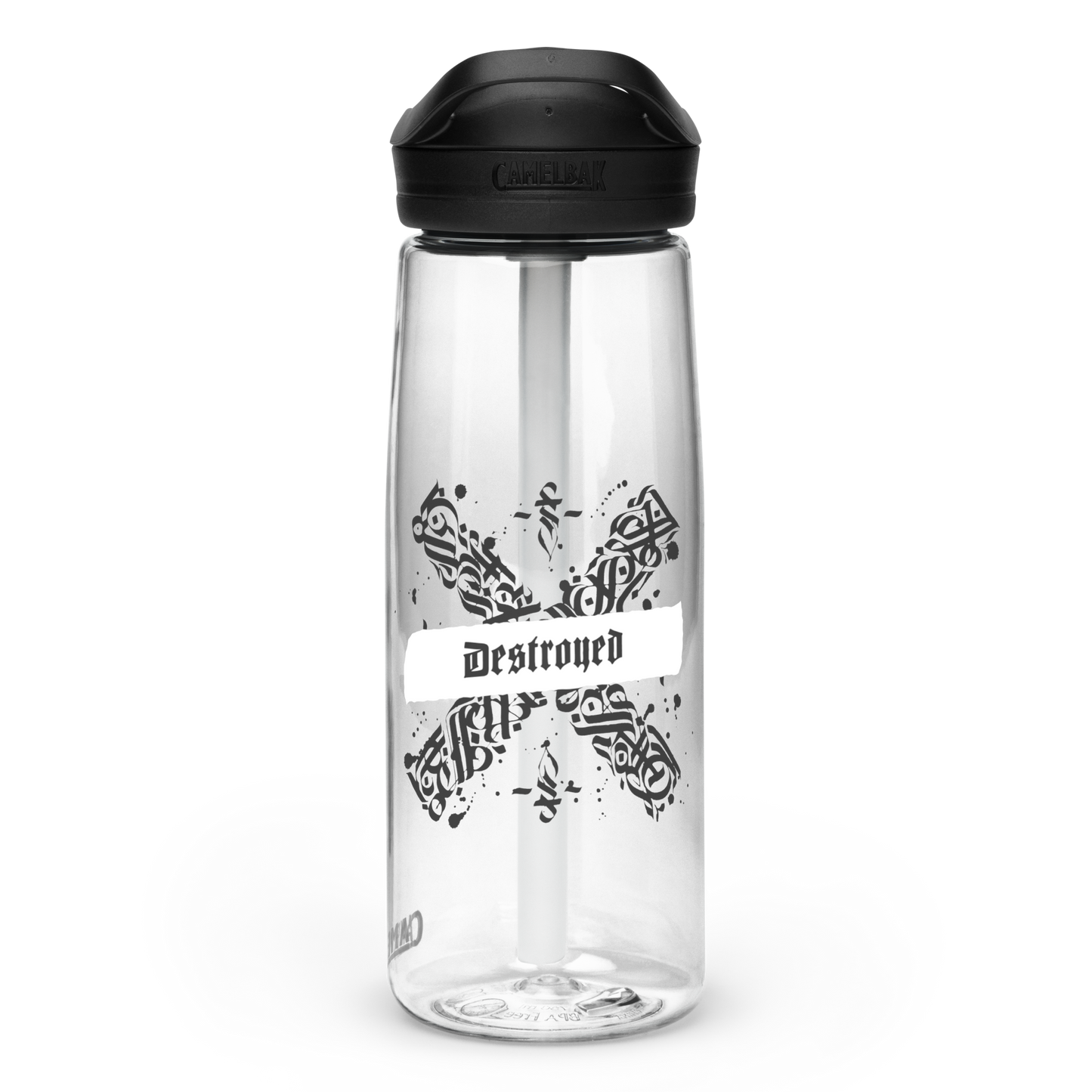 Destroyed design Sports water bottle