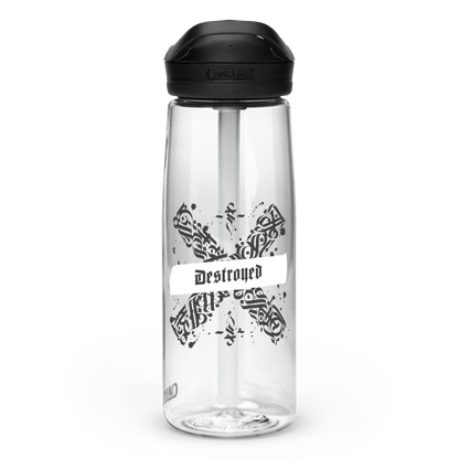 Destroyed design Sports water bottle