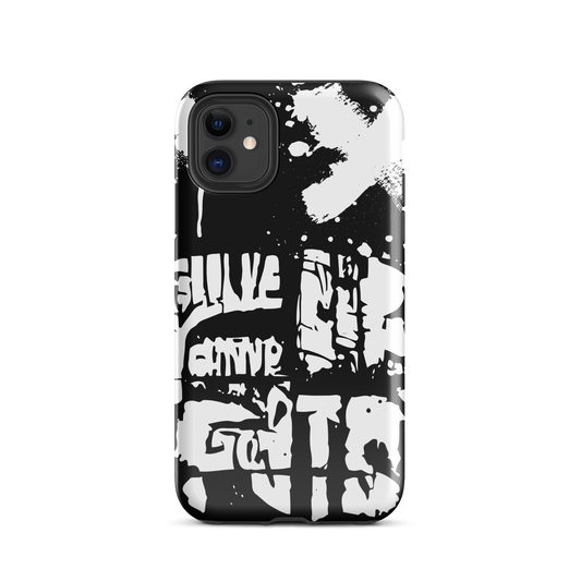 Graffiti Art Black and White Tough Case for iPhone®