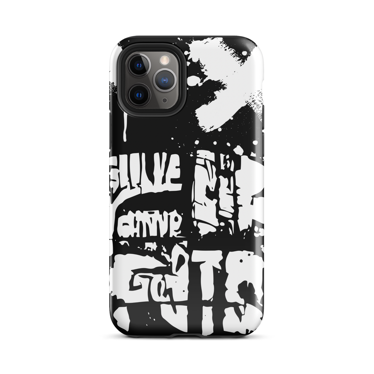Graffiti Art Black and White Tough Case for iPhone®
