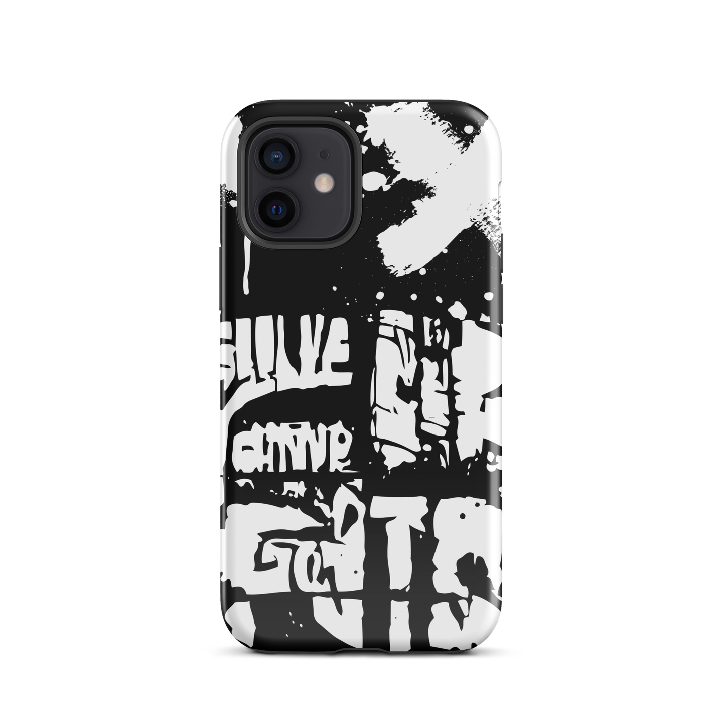 Graffiti Art Black and White Tough Case for iPhone®