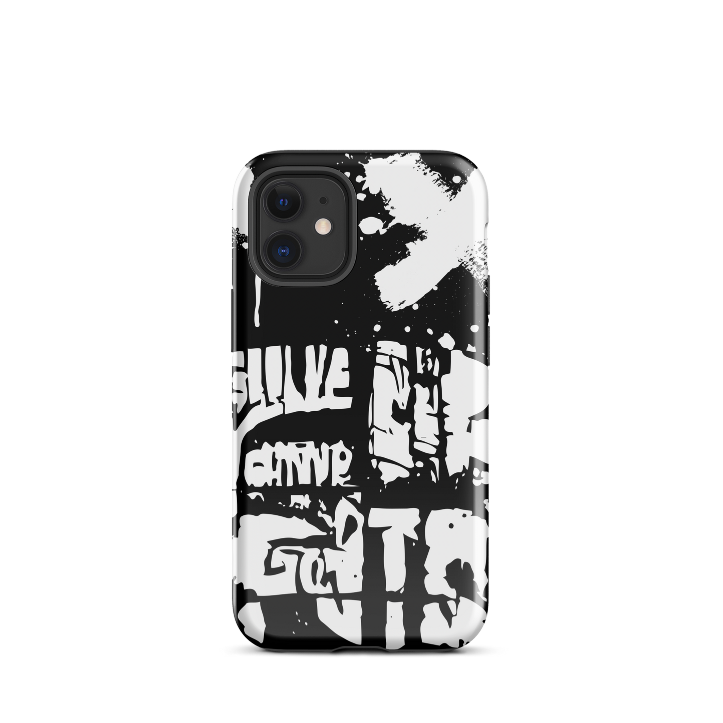 Graffiti Art Black and White Tough Case for iPhone®