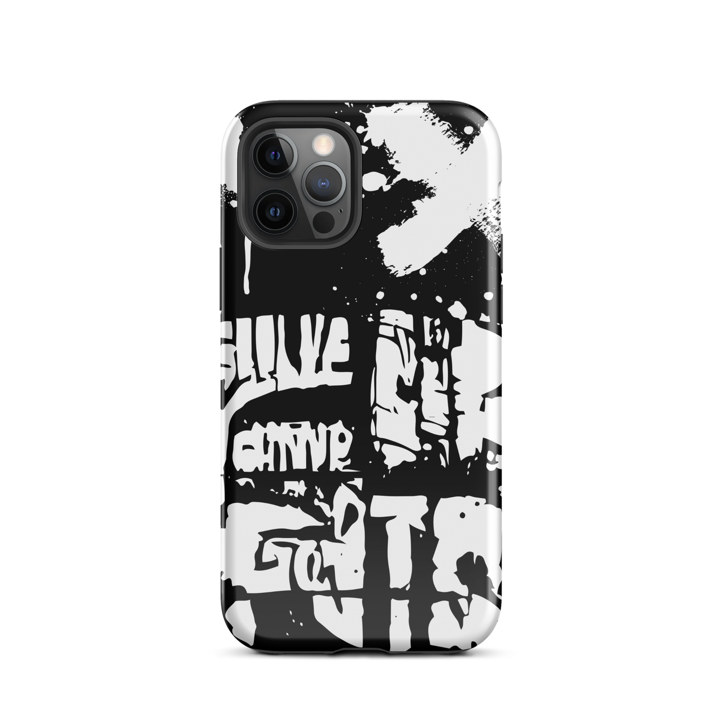 Graffiti Art Black and White Tough Case for iPhone®