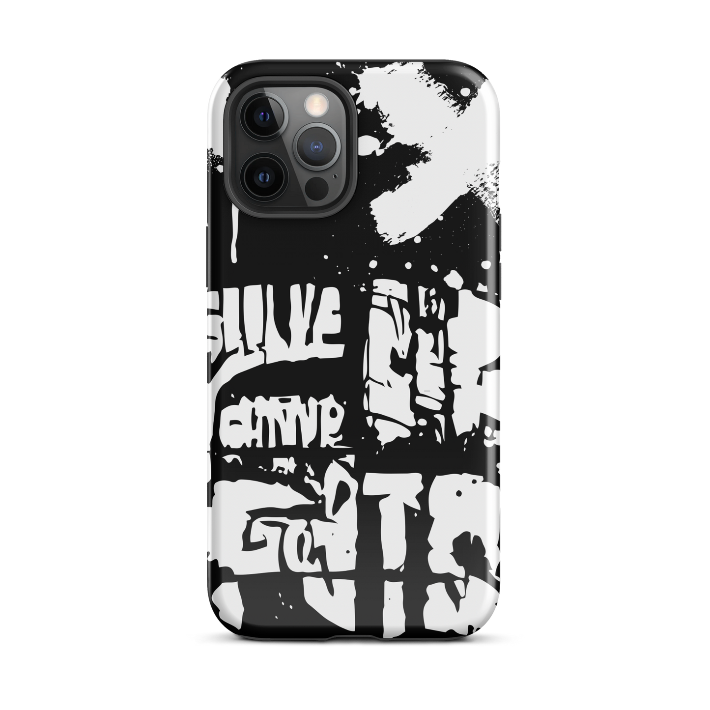 Graffiti Art Black and White Tough Case for iPhone®