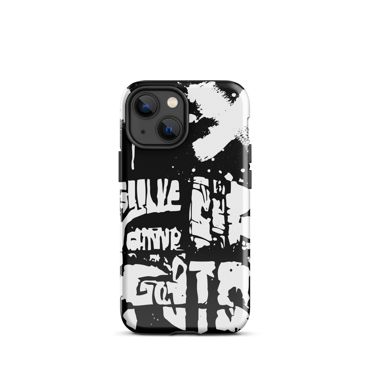 Graffiti Art Black and White Tough Case for iPhone®