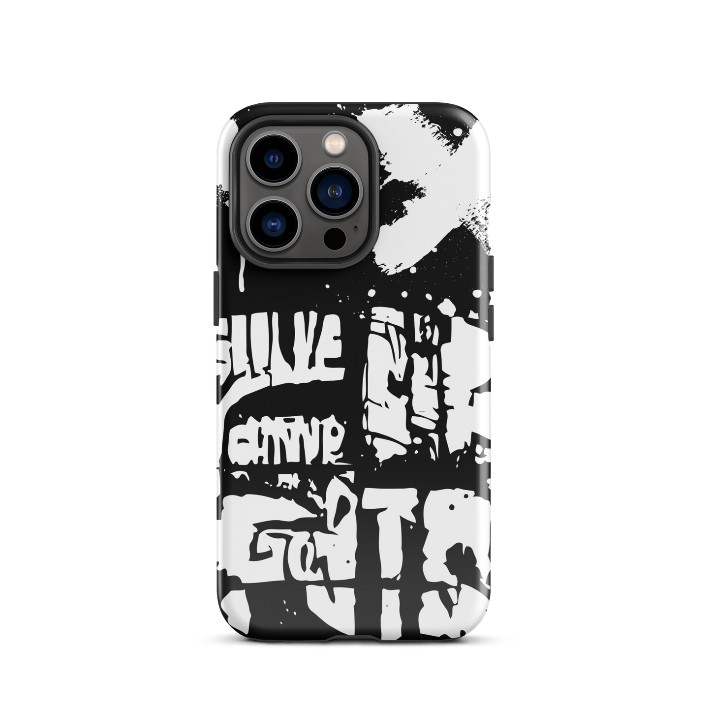 Graffiti Art Black and White Tough Case for iPhone®