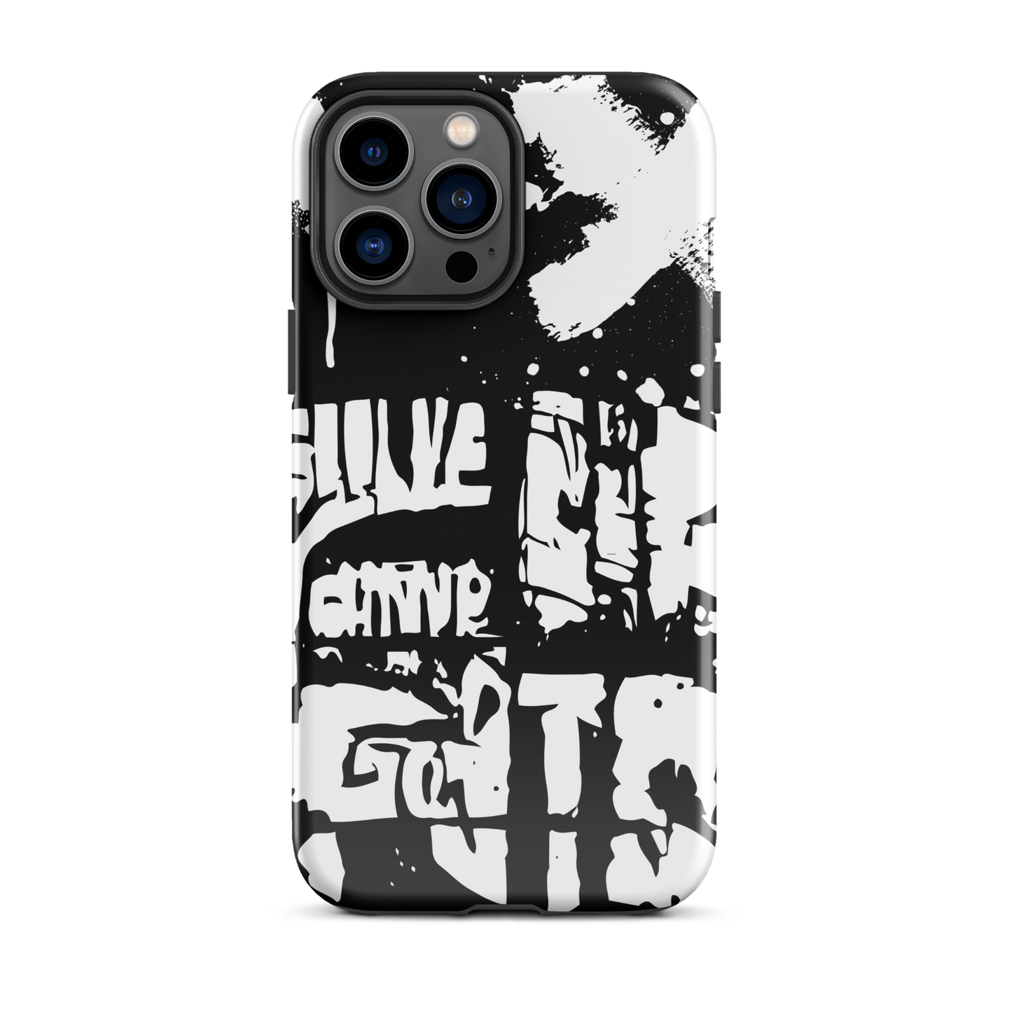 Graffiti Art Black and White Tough Case for iPhone®