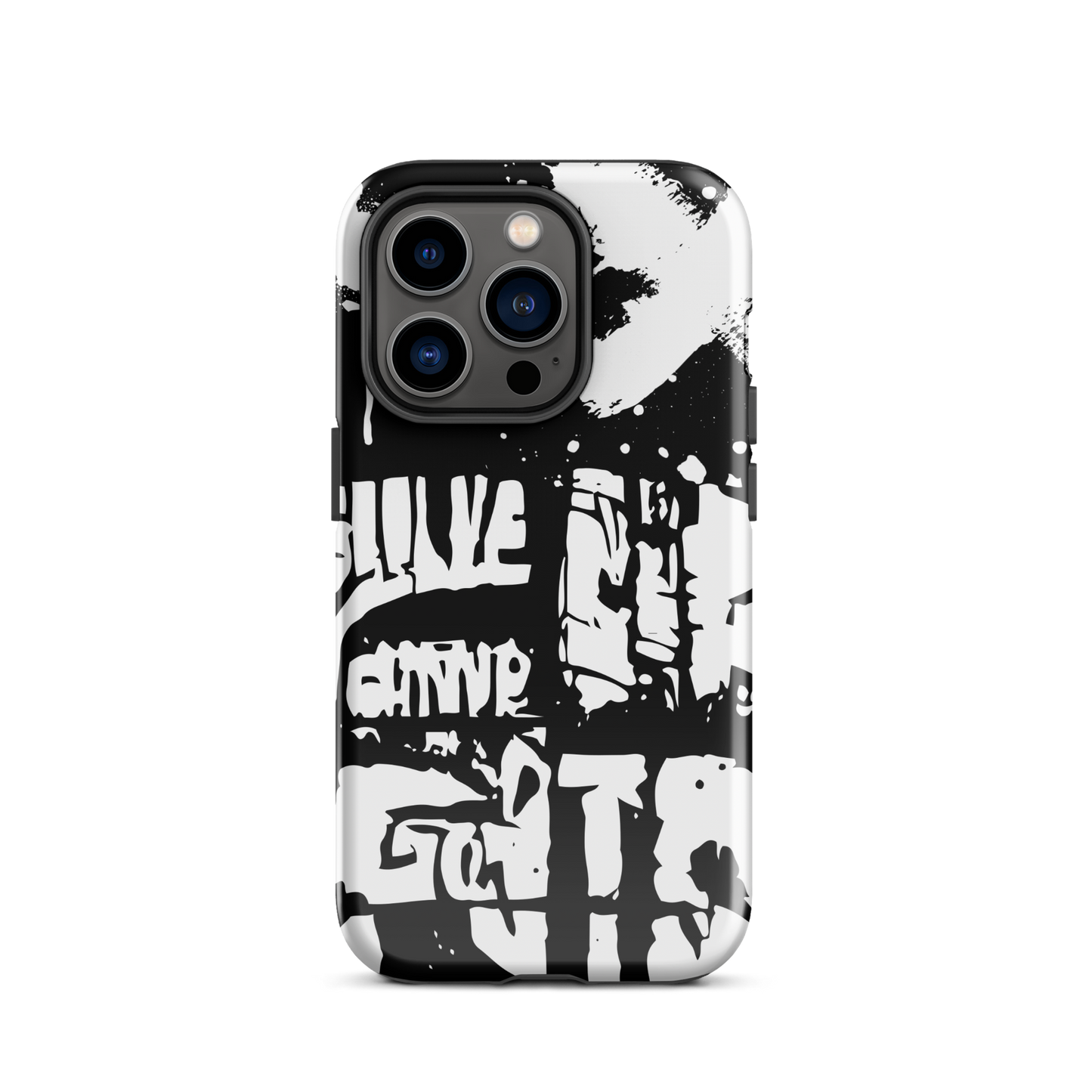 Graffiti Art Black and White Tough Case for iPhone®