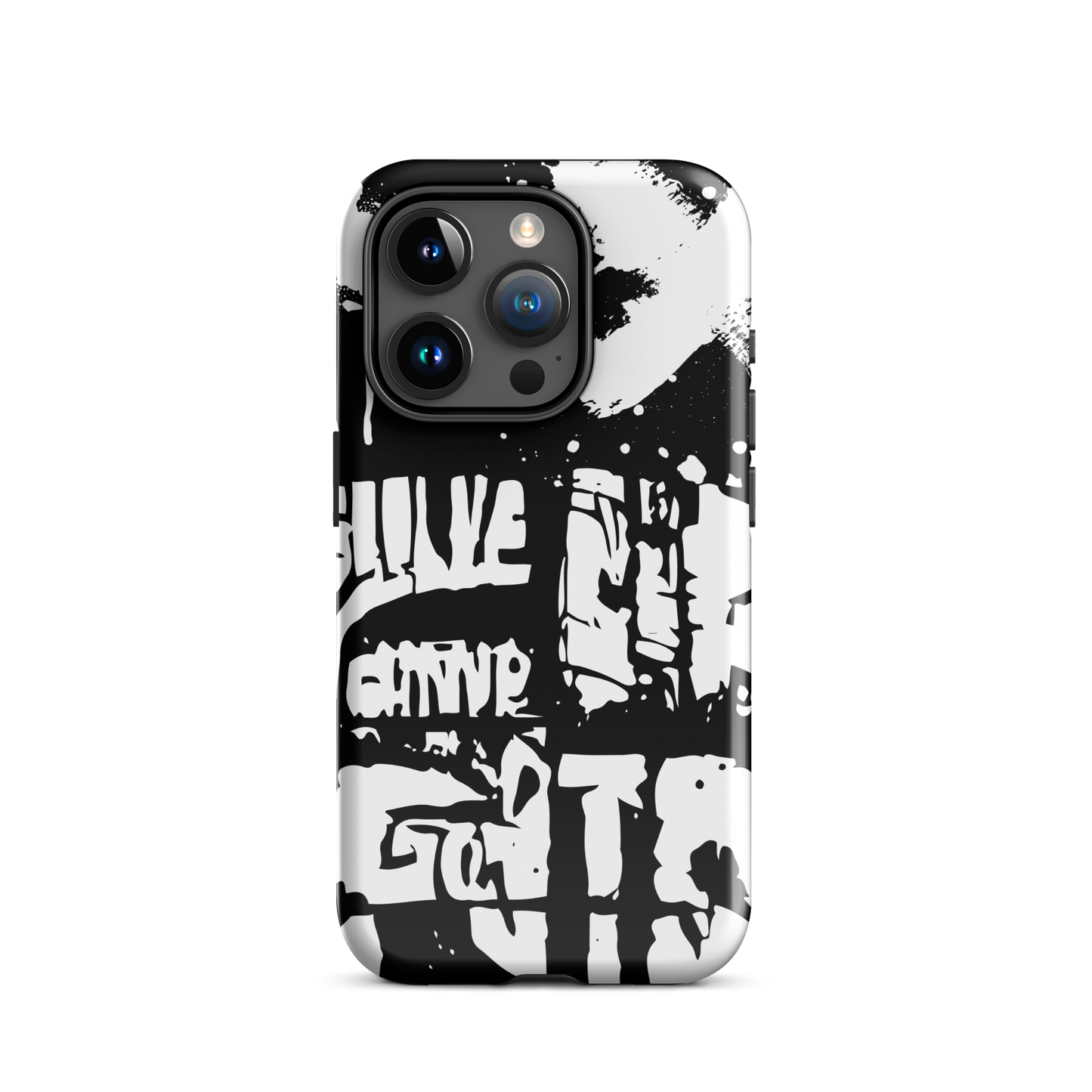 Graffiti Art Black and White Tough Case for iPhone®