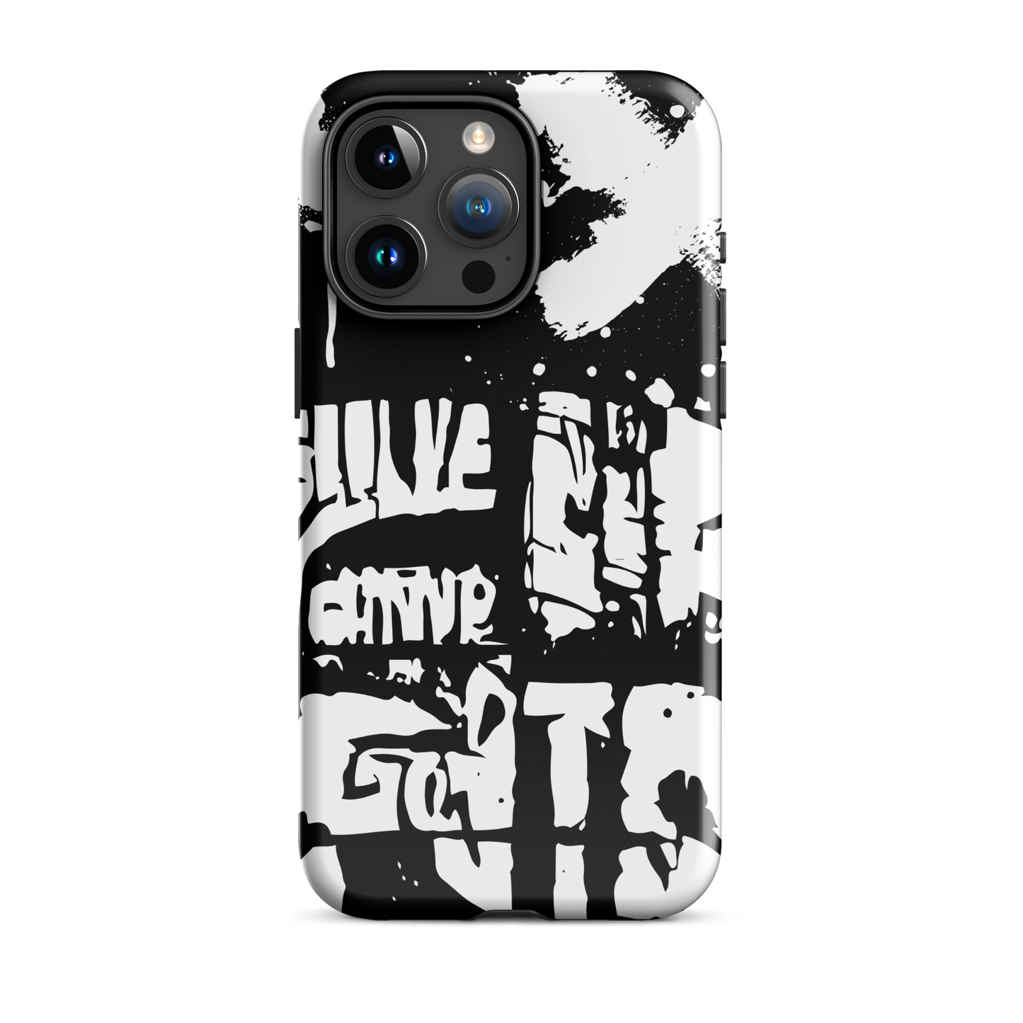 Graffiti Art Black and White Tough Case for iPhone®