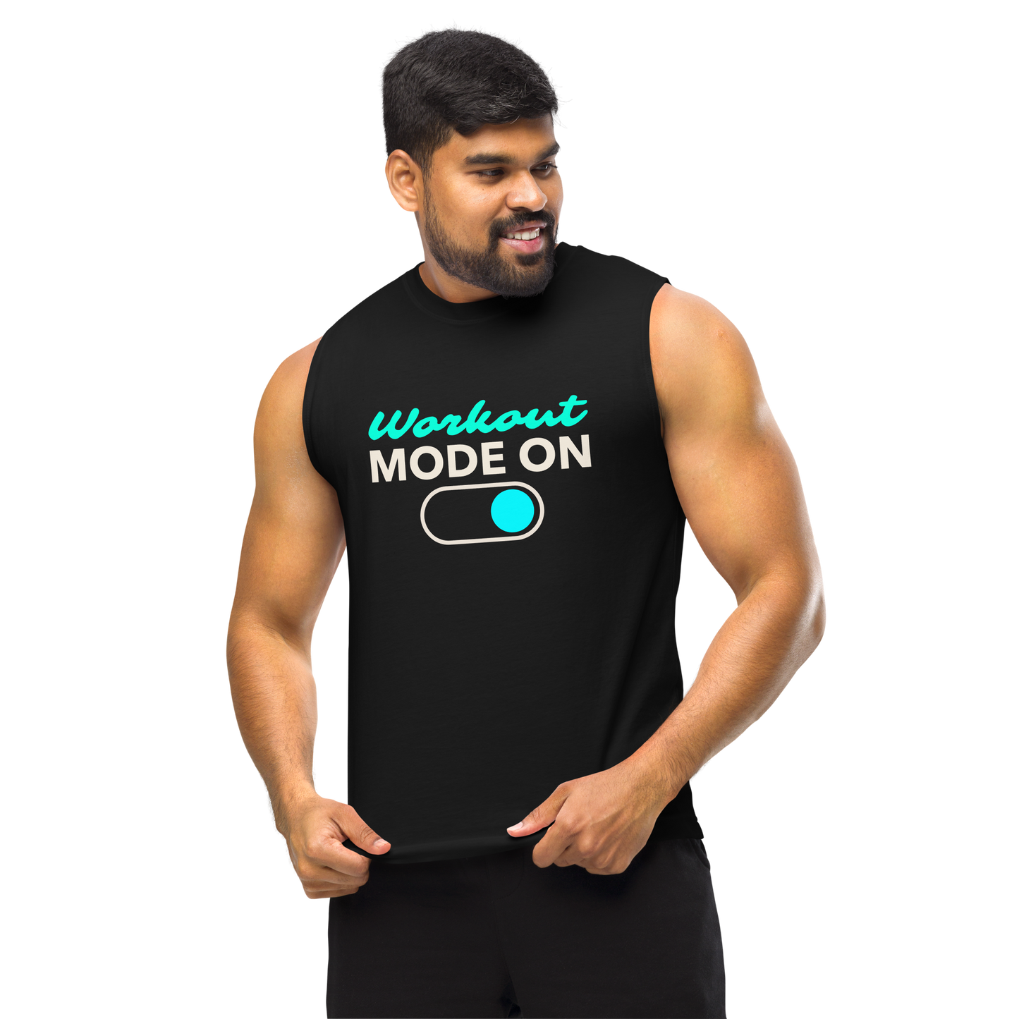 Workout  Mode ON Muscle Shirt